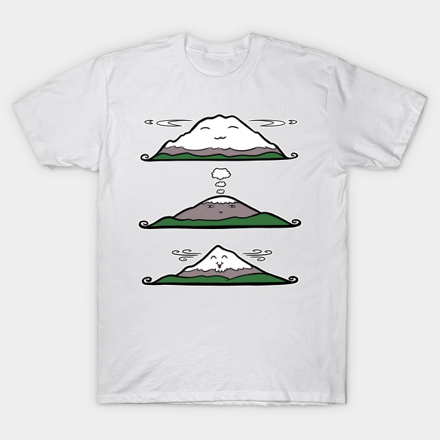 Cascadia Buddies T-Shirt by thefuzzyslug